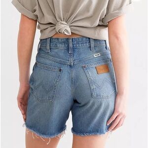 Wrangler High Rise Cutoff Jean Shorts
